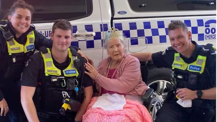 Australian police arrested 100 year old woman for fulfilling her dream akb Australian police arrested 100 year old woman for fulfilling her dream akb