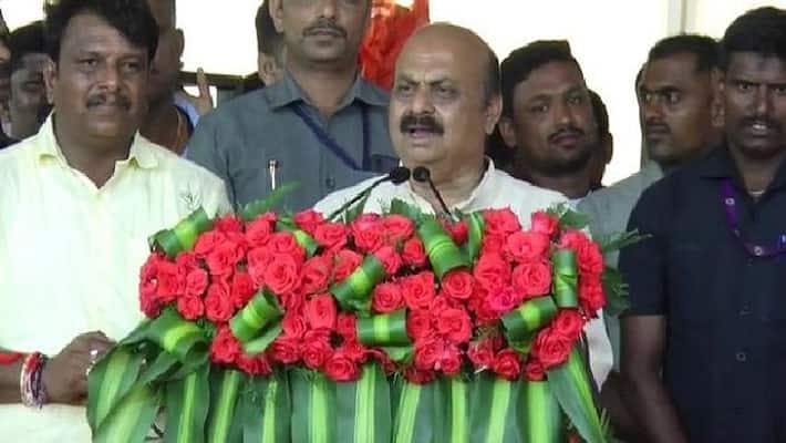 CM Basavaraj Bommai talks On ranebennur constituency rbj CM Basavaraj Bommai talks On ranebennur constituency rbj