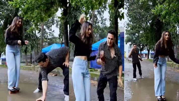 Akshay Kumar played mind game with Rakul Preet Singh prank idea video rps Akshay Kumar played mind game with Rakul Preet Singh prank idea video rps