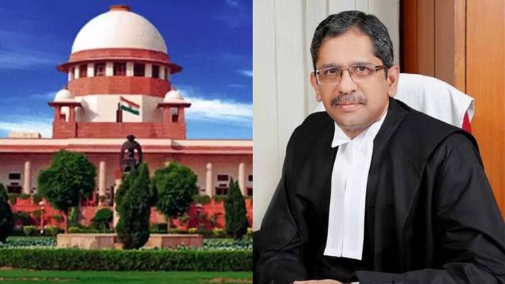 CJI N V Ramanas last working day in Supreme Court CJI N V Ramanas last working day in Supreme Court
