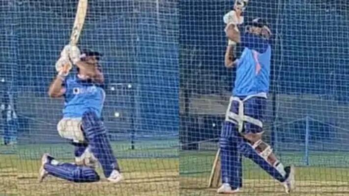 rishabh pant and ravindra jadeja playing big shots in nets ahead of india vs pakistan clash in asia cup 2022 rishabh pant and ravindra jadeja playing big shots in nets ahead of india vs pakistan clash in asia cup 2022