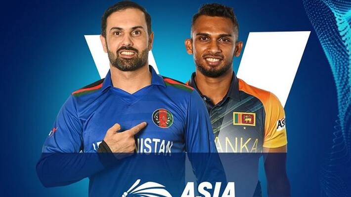 Asia Cup Super 4 Sri Lanka Cricket Team take on Afghanistan in Sharjah kvn Asia Cup Super 4 Sri Lanka Cricket Team take on Afghanistan in Sharjah kvn