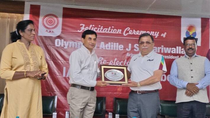 Adille J Sumariwalla became the IOA President mda Adille J Sumariwalla became the IOA President mda