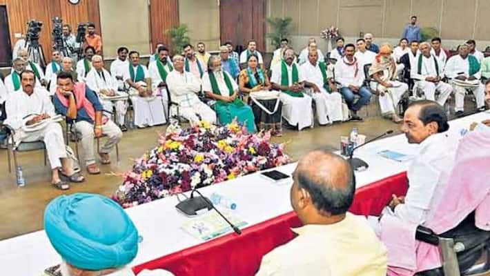 CM KCR Holds Meeting with farmers union leaders on second day