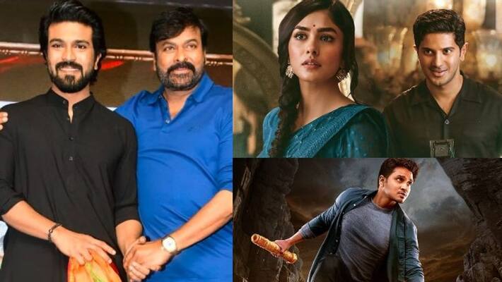 Chiranjeevi and ram charan all praises to super hit movies Chiranjeevi and ram charan all praises to super hit movies