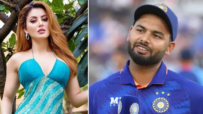 Trolls Blame Urvashi Rautela for Rishabh Pant Poor Performance in India vs Pakistan Match kvn Trolls Blame Urvashi Rautela for Rishabh Pant Poor Performance in India vs Pakistan Match kvn