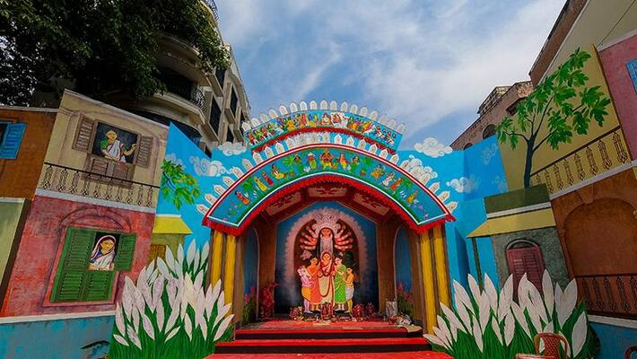 Durga Puja 2022 Puja Pandal Buro Shibtala janakalyan sangha Preparation and theme puja news bpsb Durga Puja 2022 Puja Pandal Buro Shibtala janakalyan sangha Preparation and theme puja news bpsb