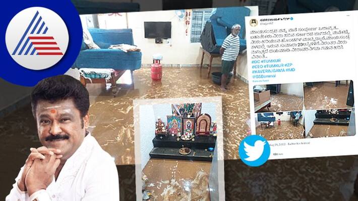 Water Logged in Rajya Sabha Member Actor Jaggesh Farm House Tumakuru mnj Water Logged in Rajya Sabha Member Actor Jaggesh Farm House Tumakuru mnj