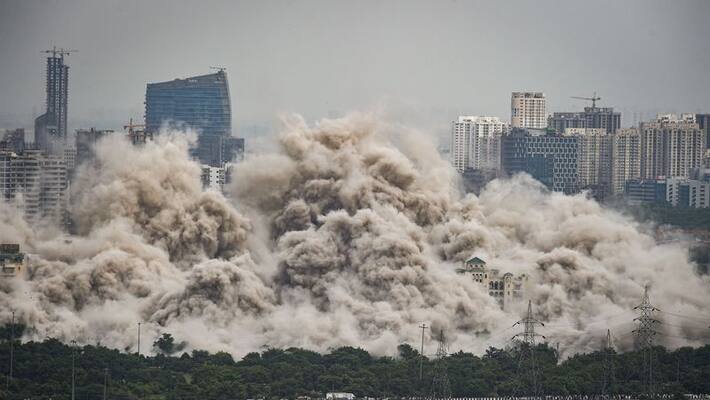 twin towers demolished, one overslept person was there and was sleeping twin towers demolished, one overslept person was there and was sleeping