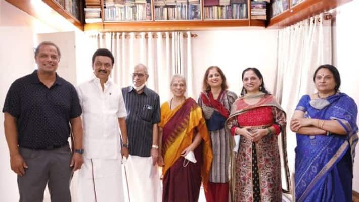Gopalapuram house which is related to both families CM MK Stalin tweet Gopalapuram house which is related to both families CM MK Stalin tweet