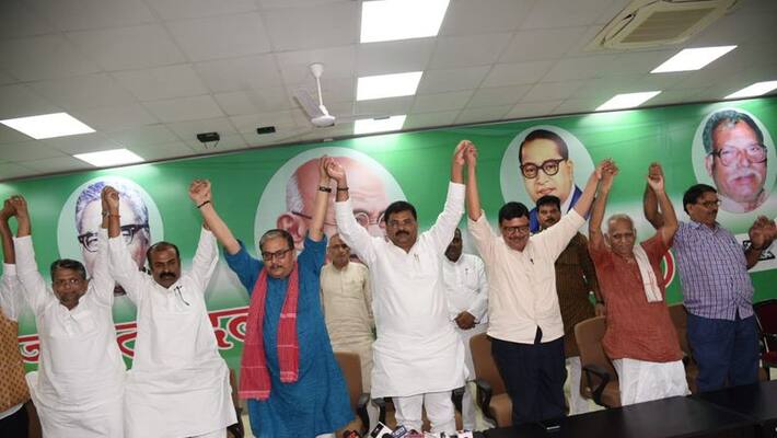 BJP government misusing central probe agencies: Mahagatbandhan leaders BJP government misusing central probe agencies: Mahagatbandhan leaders