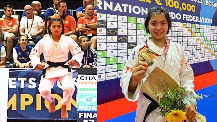 Linthoi Chanambam from manipur wins First Gold medal At World Cadet Judo Championship ANBSS Linthoi Chanambam from manipur wins First Gold medal At World Cadet Judo Championship ANBSS