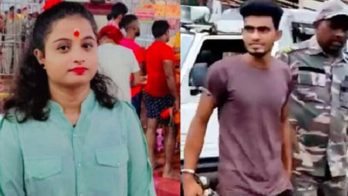 Dhumka Jharkhand Hindu Girl Ankita Kumari Death Story Killer Shahrukh Hussain Smiling in Police Custody san Dhumka Jharkhand Hindu Girl Ankita Kumari Death Story Killer Shahrukh Hussain Smiling in Police Custody san