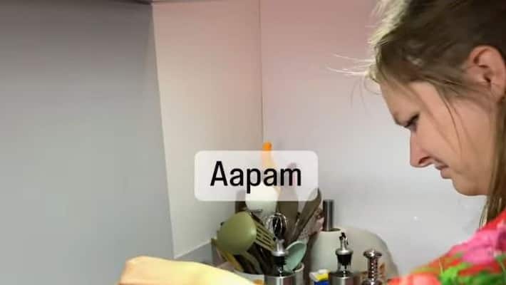 dutch daughter in law video of cooking South Indian cuisine has gone viral apa dutch daughter in law video of cooking South Indian cuisine has gone viral apa
