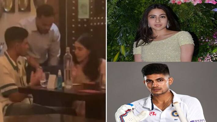 Indian cricketer shubman gill spotted with Bollywood actress Sara Ali Khan dva Indian cricketer shubman gill spotted with Bollywood actress Sara Ali Khan dva