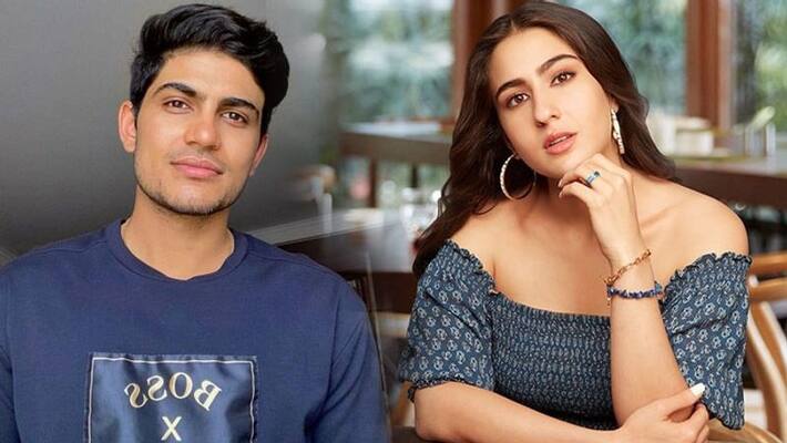 Shubman Gill spotted with Sara Ali Khan in a Dinner Date see viral video spb Shubman Gill spotted with Sara Ali Khan in a Dinner Date see viral video spb