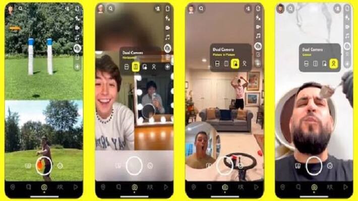 Amazing feature, both cameras can be used simultaneously, learn how Amazing feature, both cameras can be used simultaneously, learn how