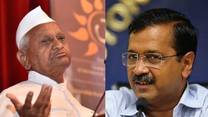 Arvind kejriwal and anna hazare exchange word Arvind kejriwal and anna hazare exchange word