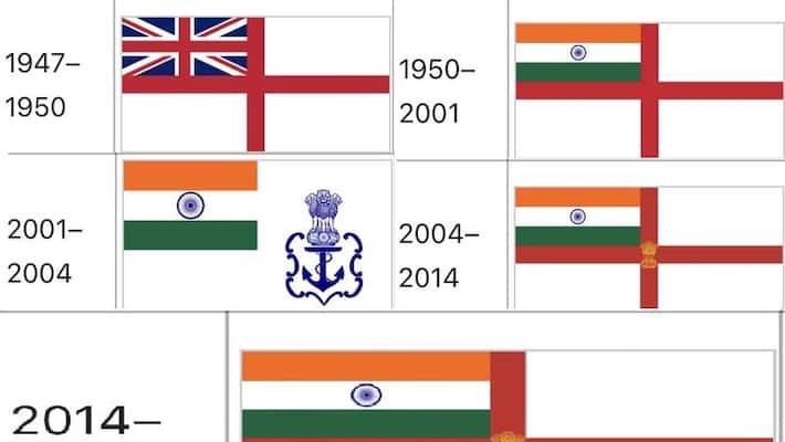 Prime Minister Modi will unveil a new flag for the Indian Navy in Kochi Prime Minister Modi will unveil a new flag for the Indian Navy in Kochi