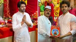 Ganesh Chaturthi 2022: Kartik Aaryan visits Lalbaugcha Raja to seek blessings drb
