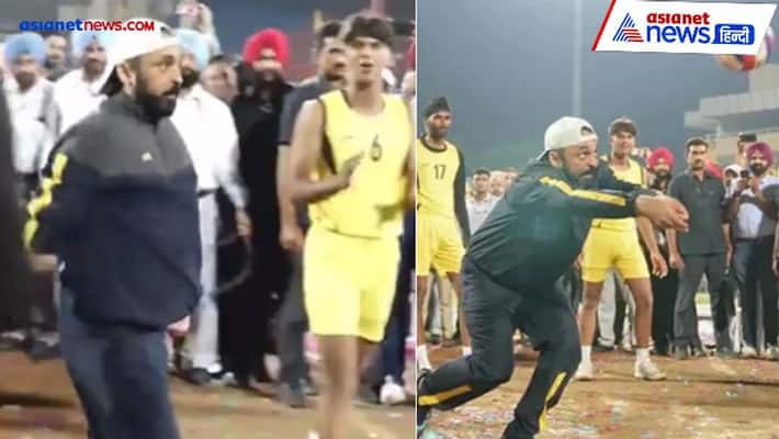 Video of Punjab Chief Minister Bhagwant Mann playing volleyball goes viral KPZ Video of Punjab Chief Minister Bhagwant Mann playing volleyball goes viral KPZ