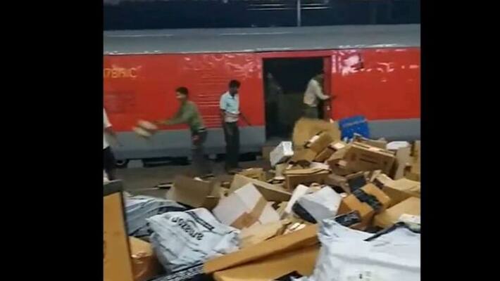 Railway Employees manhandling with parcels north east frontier release clarification apa Railway Employees manhandling with parcels north east frontier release clarification apa