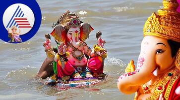 Two drown in Krishna river during Ganesh idols immersion in Bapatla district ksm Two drown in Krishna river during Ganesh idols immersion in Bapatla district ksm