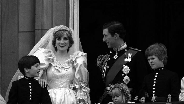 A piece of cake from the wedding of King Charles 41 years ago is up for auction In london A piece of cake from the wedding of King Charles 41 years ago is up for auction In london