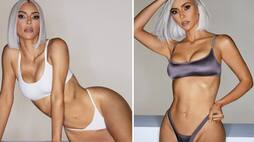 Bikini pictures Is Kim Kardashian wearing the tiniest two-piece from SKIMS?