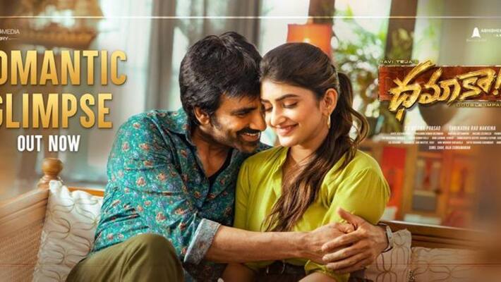 dhamaka first glimpse raviteja looks so romantic dhamaka first glimpse raviteja looks so romantic