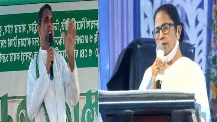 Cm mamata banerjee orders tmc leader srikanta mahata to apologize to june malia ANBSS Cm mamata banerjee orders tmc leader srikanta mahata to apologize to june malia ANBSS