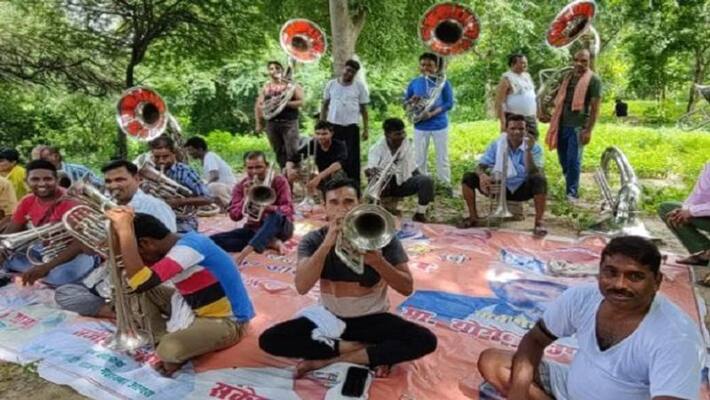 Agra Preparations underway to make historic Ram procession spectacular Sudhir band rehearsing unique way Agra Preparations underway to make historic Ram procession spectacular Sudhir band rehearsing unique way