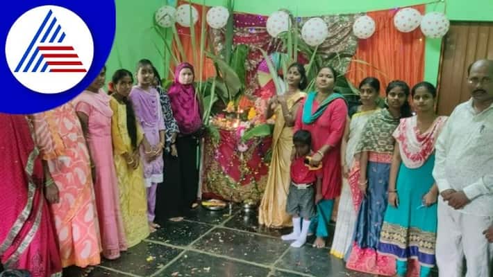 Urdu school celebrates ganesh chaturthi in Vijayanagara gow Urdu school celebrates ganesh chaturthi in Vijayanagara gow