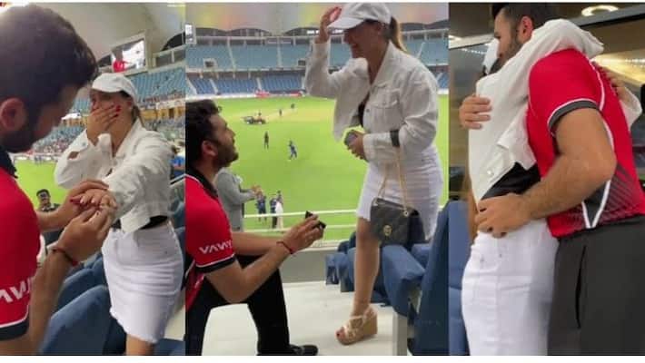 Asia cup 2022 India vs Hong Kong match Kinchit shah proposes girlfriend mda Asia cup 2022 India vs Hong Kong match Kinchit shah proposes girlfriend mda