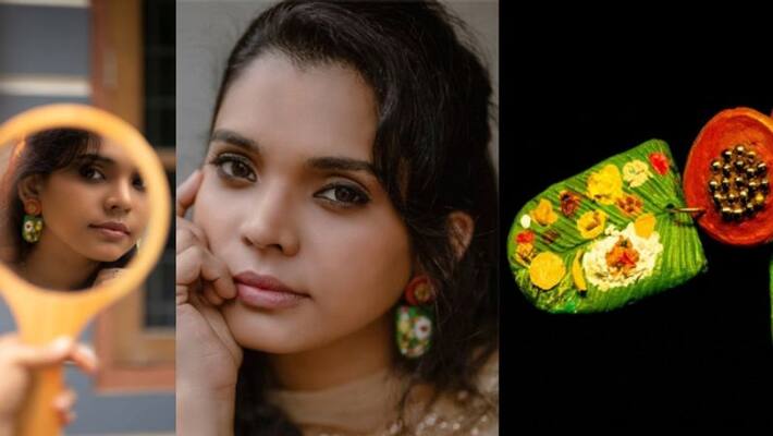 Onam special earring by loumy majeed Onam 2022 Onam special earring by loumy majeed Onam 2022