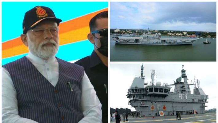 Prime Minister Narendra Modi has handed over INS Vikrant to the Indian Navy bpsb Prime Minister Narendra Modi has handed over INS Vikrant to the Indian Navy bpsb