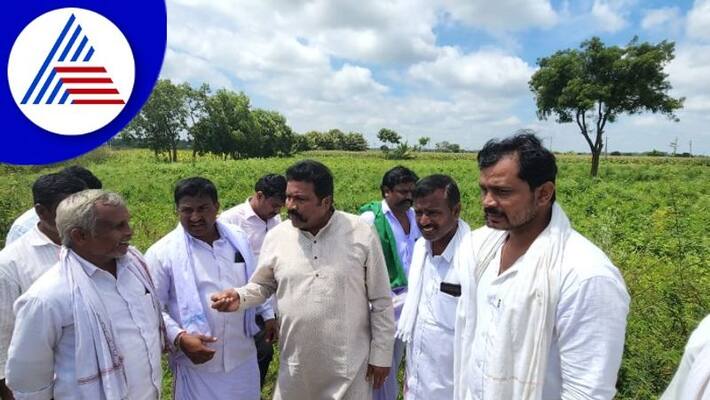 Minister BC Patil visited the rain damaged areas Minister BC Patil visited the rain damaged areas