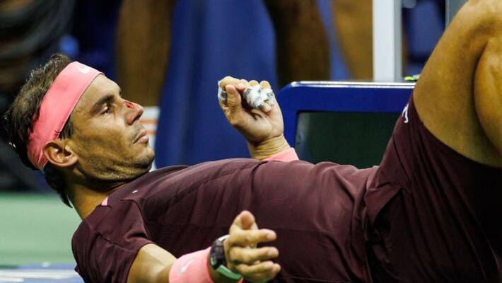 Rafael Nadal Injured himself during US Open 2022 Rafael Nadal Injured himself during US Open 2022