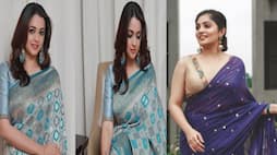 actress bhavana share beautiful photos wear saree