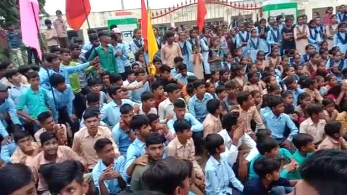 jaipur news rajasthan secondary education process teacher transfer student register protest against it asc jaipur news rajasthan secondary education process teacher transfer student register protest against it asc