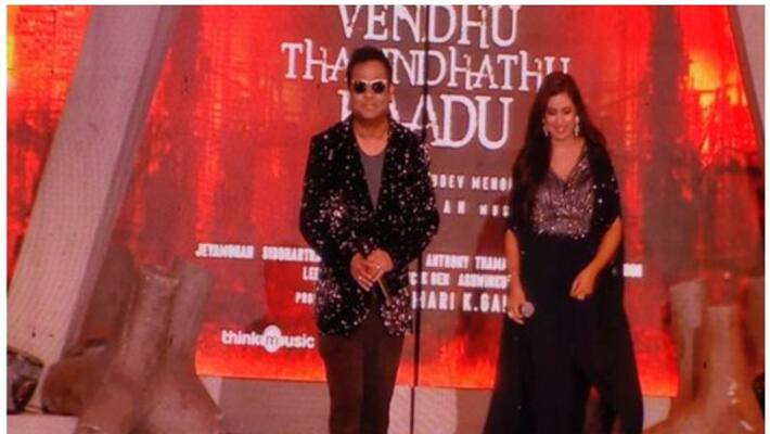vendthu thaninthathu kaadu movie audio launch ar rahman live performance video vendthu thaninthathu kaadu movie audio launch ar rahman live performance video