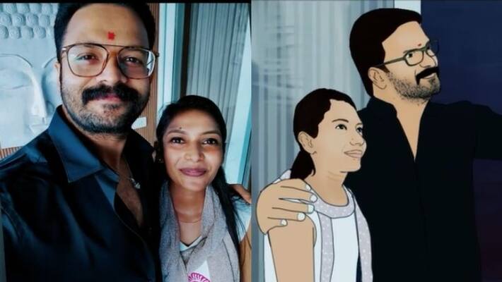 Actor Jayasurya shared video of Neethu who has become fan since his first film Actor Jayasurya shared video of Neethu who has become fan since his first film