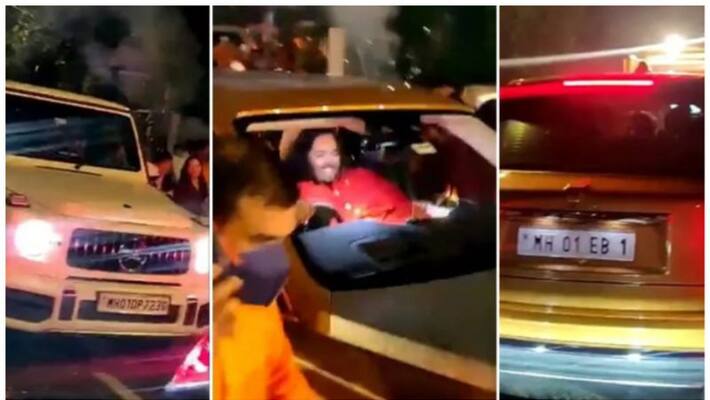 Anant Ambani travel in new Rolls Royce Cullinan Anant Ambani travel in new Rolls Royce Cullinan