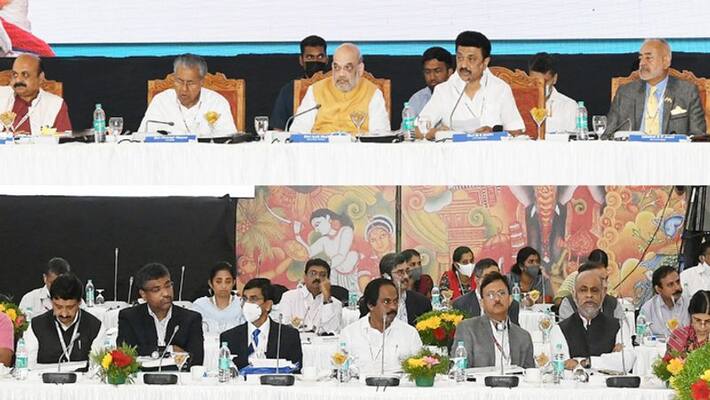 CM Stalin spoke about Dravidianism in the presence of Amit Shah CM Stalin spoke about Dravidianism in the presence of Amit Shah