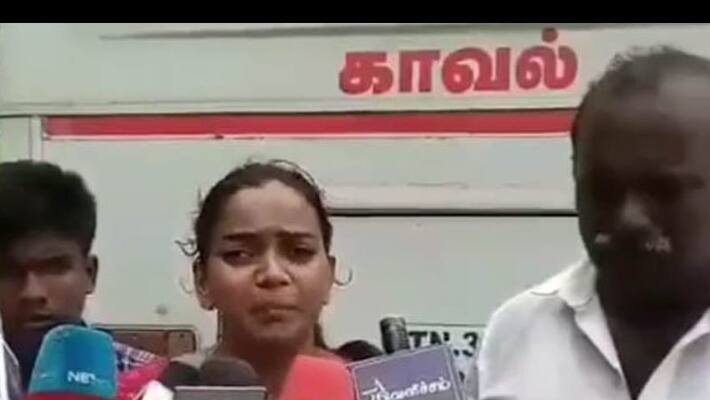 Complaint against DMK councilor in police station for humiliating young married women. Complaint against DMK councilor in police station for humiliating young married women.