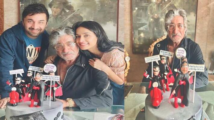 Shraddha Kapoor celebrated Papa Shakti Kapoor's birthday in this way Crime Master Gogo rps Shraddha Kapoor celebrated Papa Shakti Kapoor's birthday in this way Crime Master Gogo rps