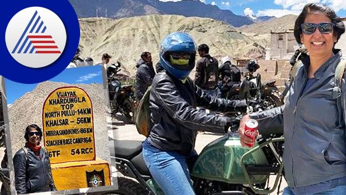 Udupi woman Vilma Fedretia Carvalho adventure on the world's second-highest motorable road gow Udupi woman Vilma Fedretia Carvalho adventure on the world's second-highest motorable road gow