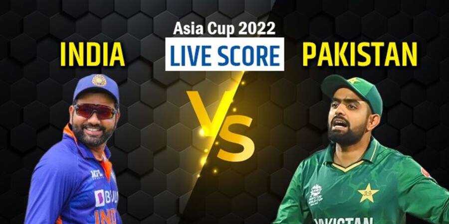 India vs Pakistan asia cup 2022 T20 Live Updates dubai Babar azam rohit sharma mda