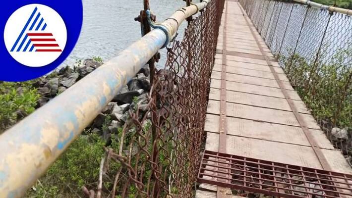 Honnavar hanging bridge in danger gow Honnavar hanging bridge in danger gow