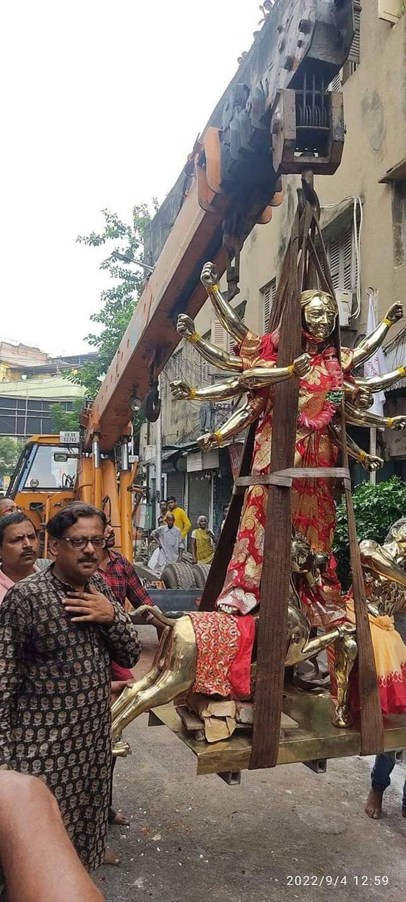Shobhabazar Durga puja will be grand with one ton Durga idol